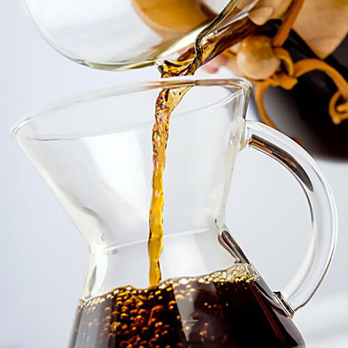 Carafe Chemex avec extraction filtre permanent inox Able