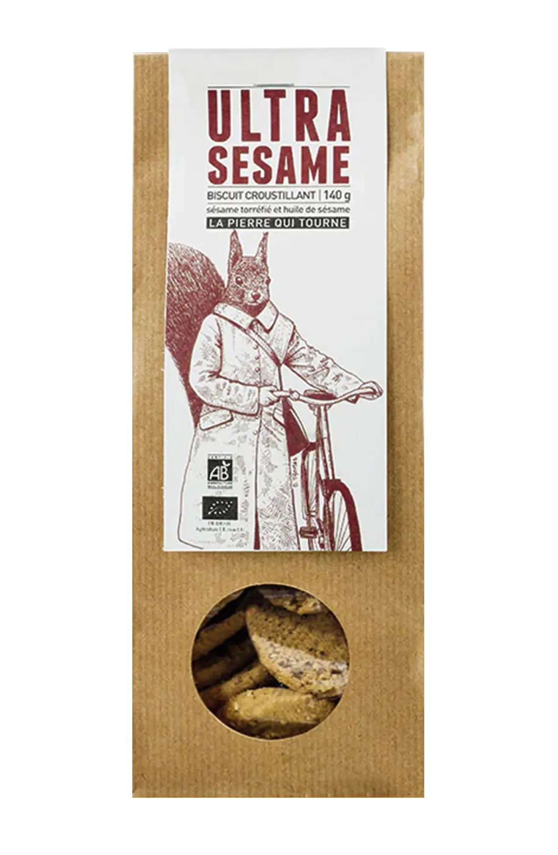 ULTRA SÉSAME - Biscuits artisanaux Bio sésame