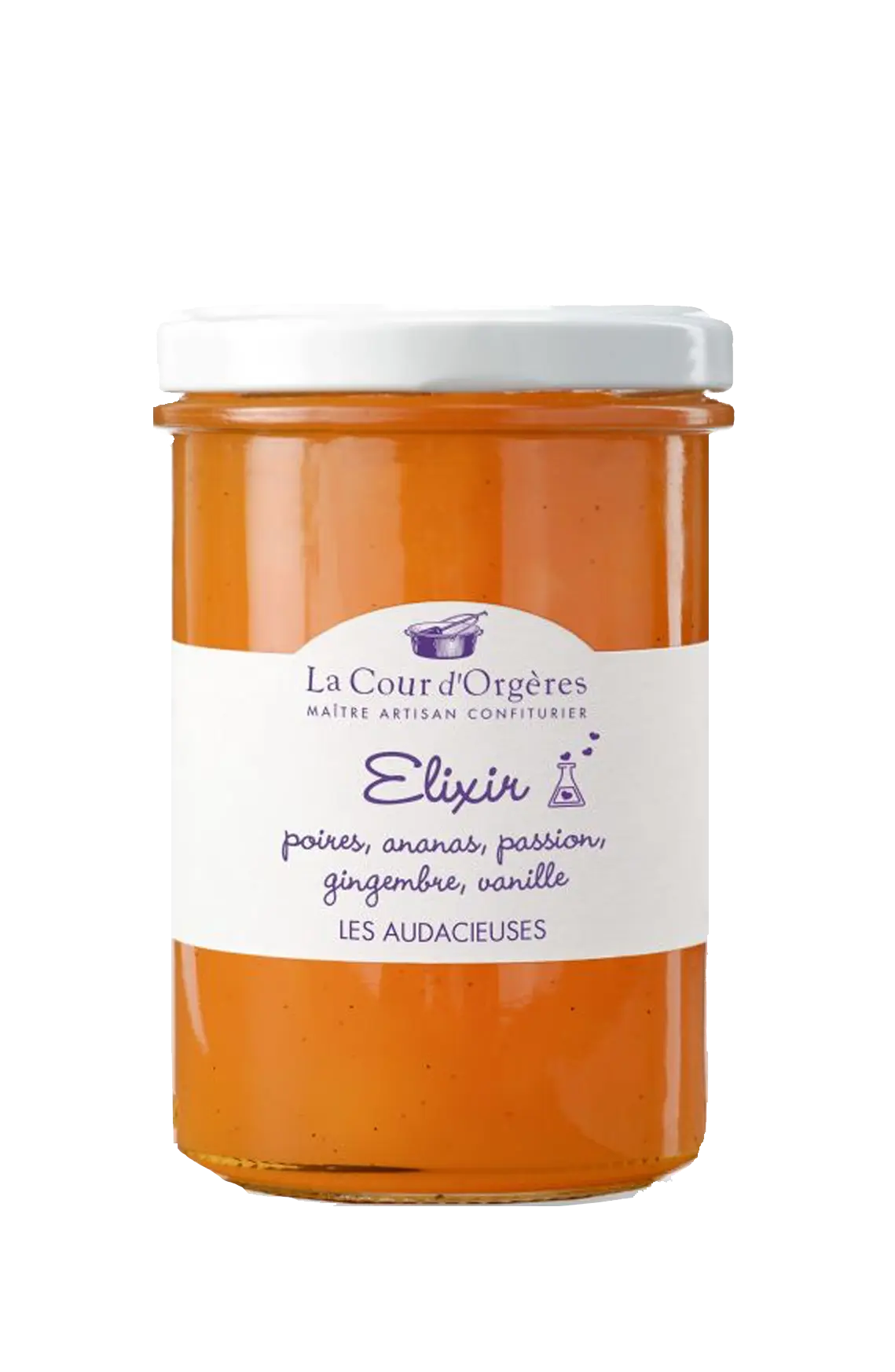 ELIXIR - Confiture artisanale poire ananas passion gingembre