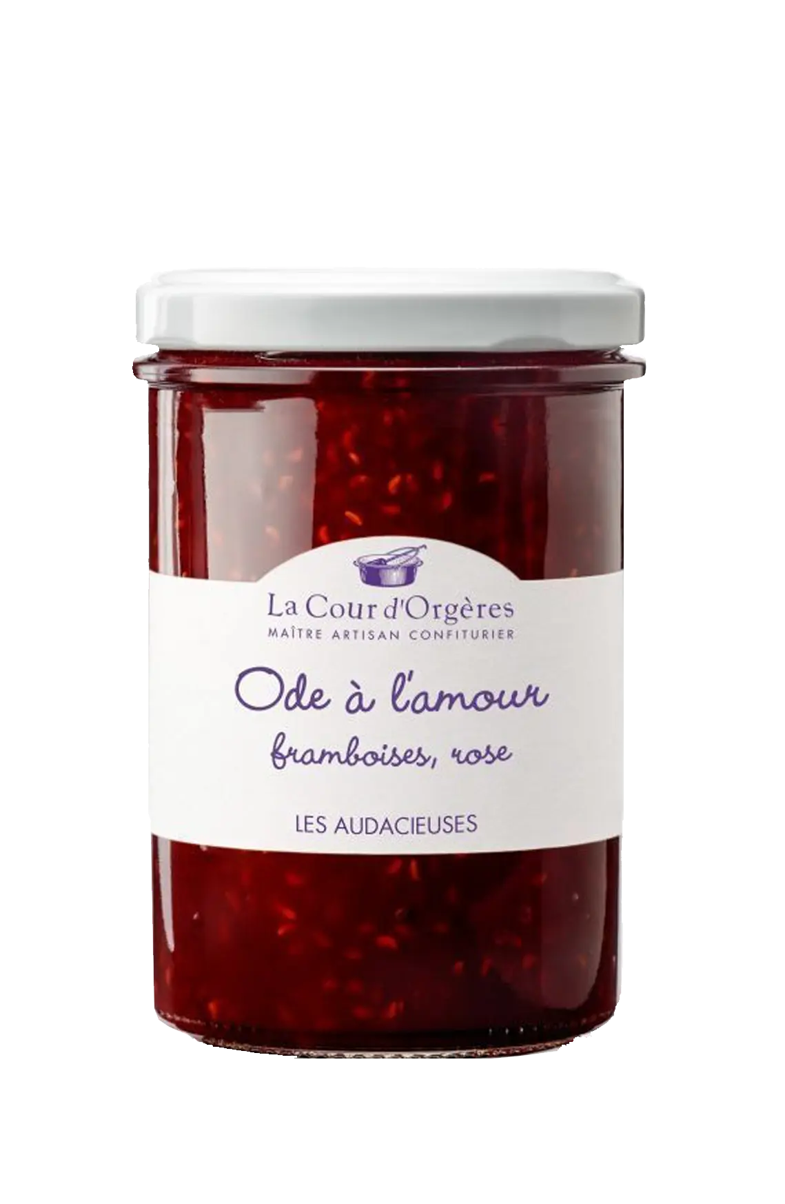ODE À L'AMOUR - Confiture artisanale framboise rose