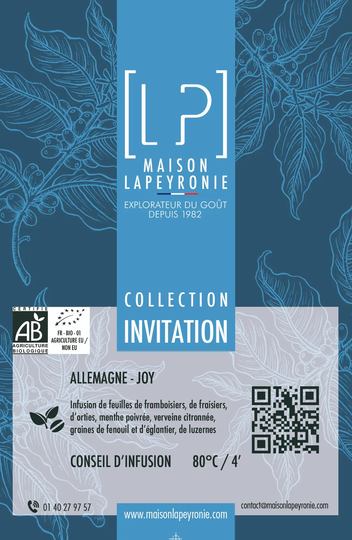 JOY - Infusion Menthe Verveine - Assemblage BIO
