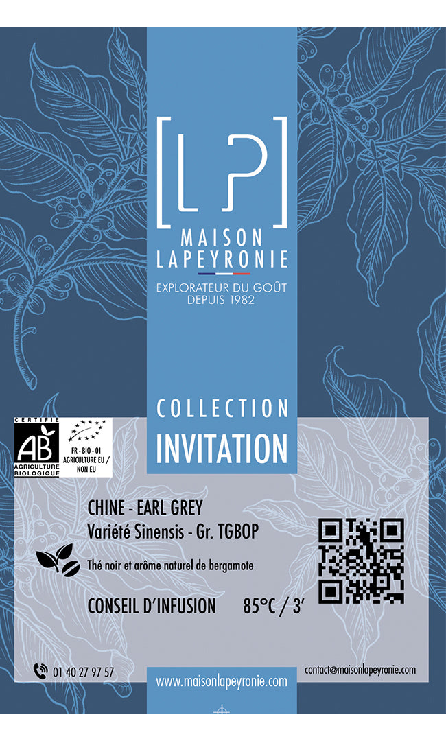 EARL GREY - TGBOP - Thé noir Bergamote - Assemblage BIO