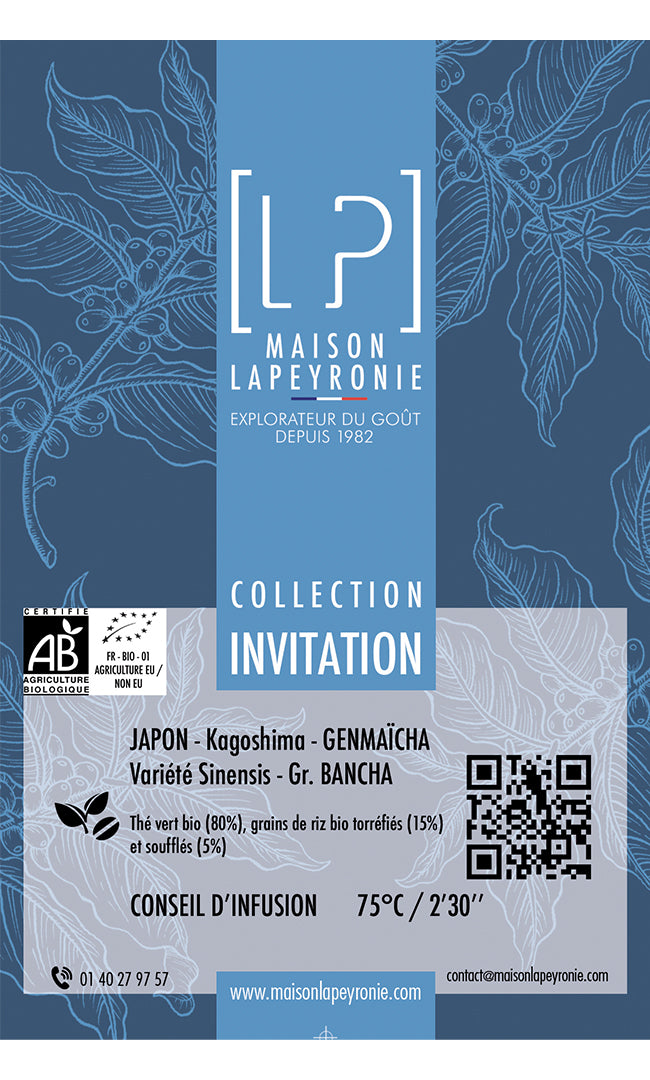 JAPON - Genmaïcha - Bancha - Thé vert riz soufflé - Assemblage BIO