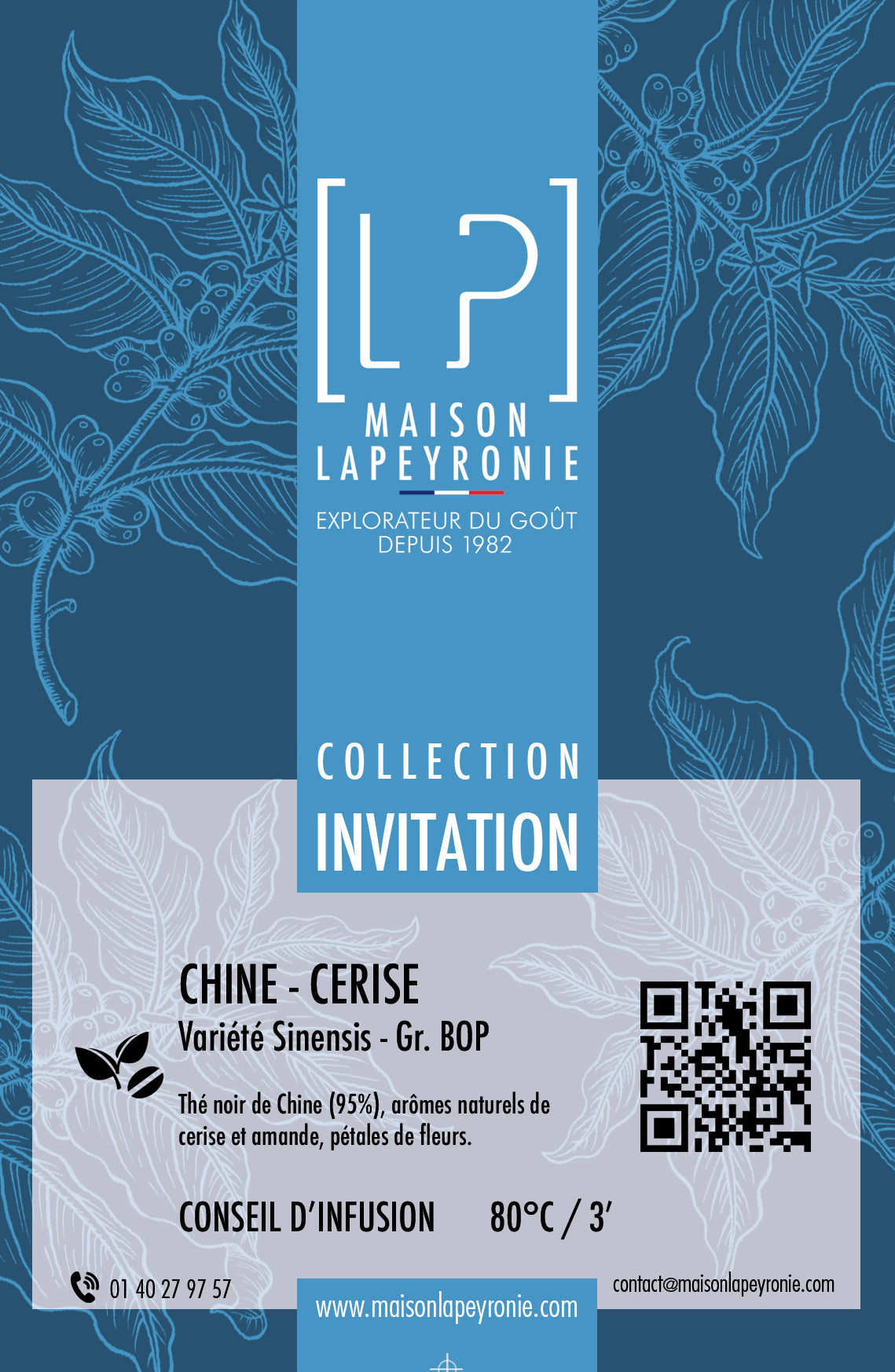 // Thé du mois // CERISE - BOP - Thé noir cerise amande - Assemblage