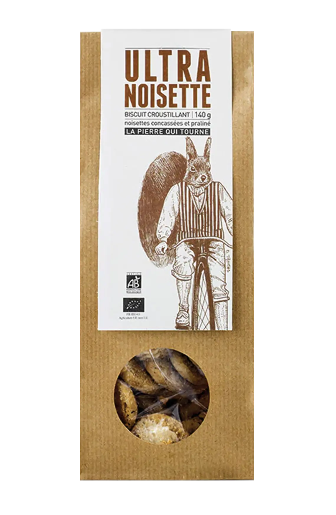 ULTRA NOISETTE - Biscuits artisanaux Bio noisette pralin