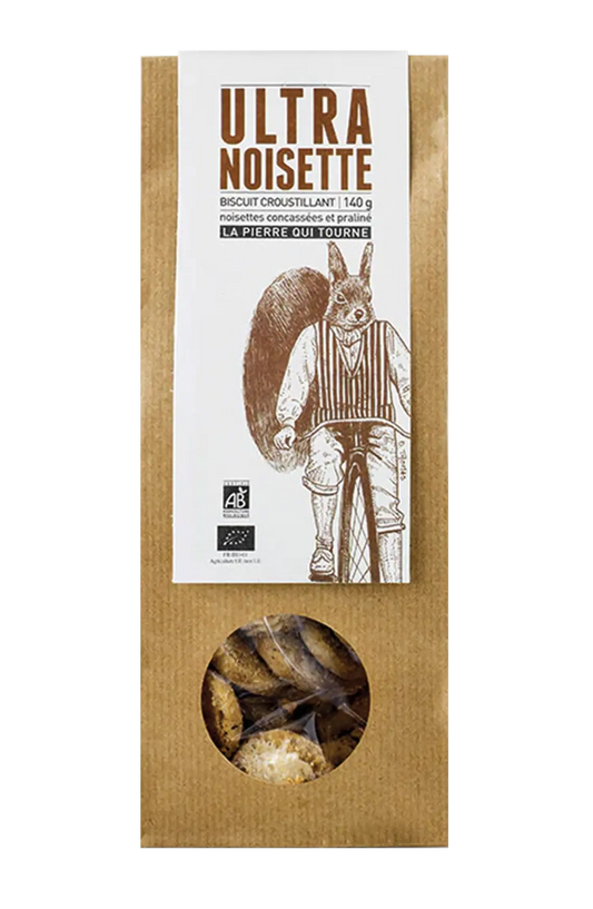 ULTRA NOISETTE - Biscuits artisanaux Bio noisette pralin