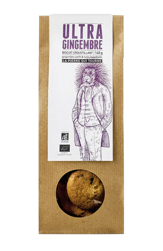 ULTRA GINGEMBRE - Biscuits artisanaux Bio gingembre