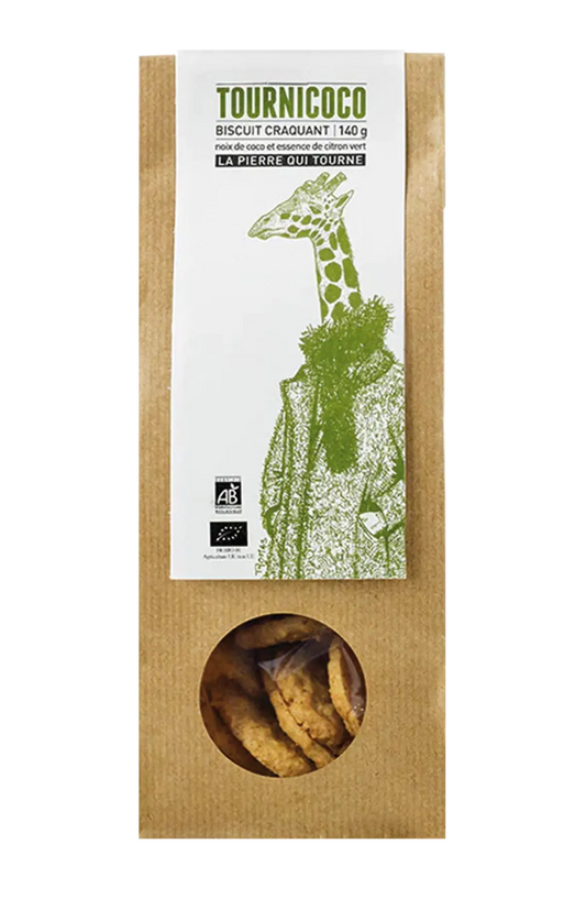 TOURNICOCO - Biscuits artisanaux Bio coco citron-vert