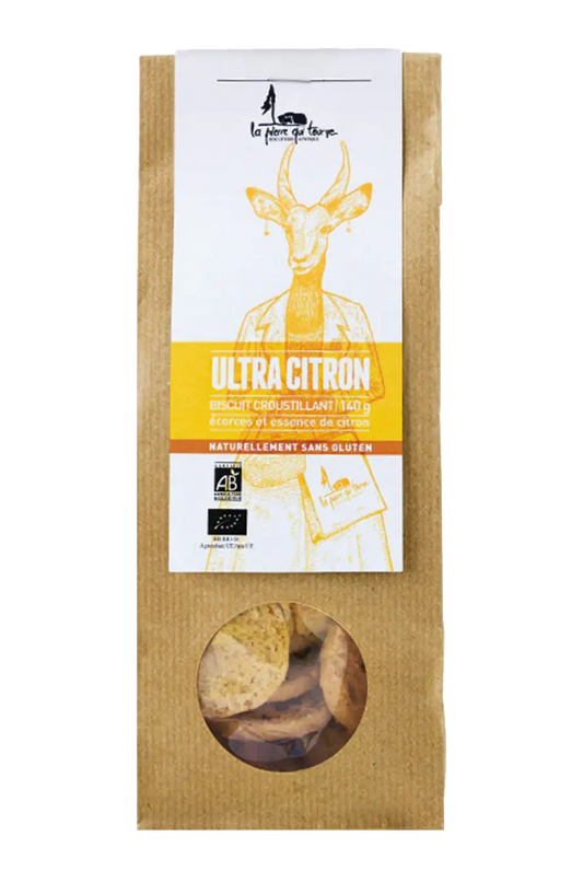 ULTRA CITRON - Biscuits artisanaux Bio citron