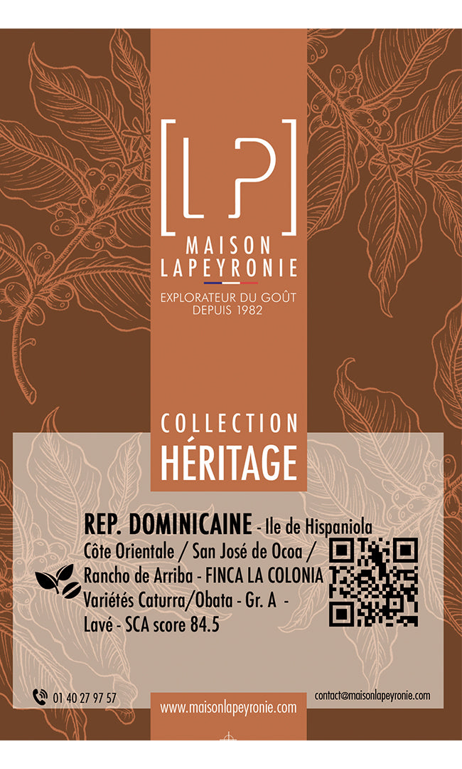 RÉPUBLIQUE DOMINICAINE, Finca La Colonia - Grand Cru