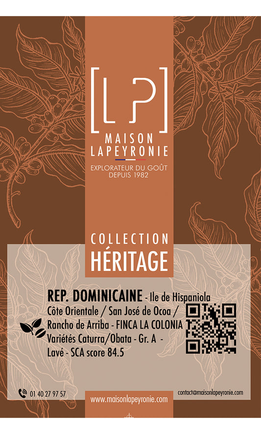 RÉPUBLIQUE DOMINICAINE, Finca La Colonia - Grand Cru