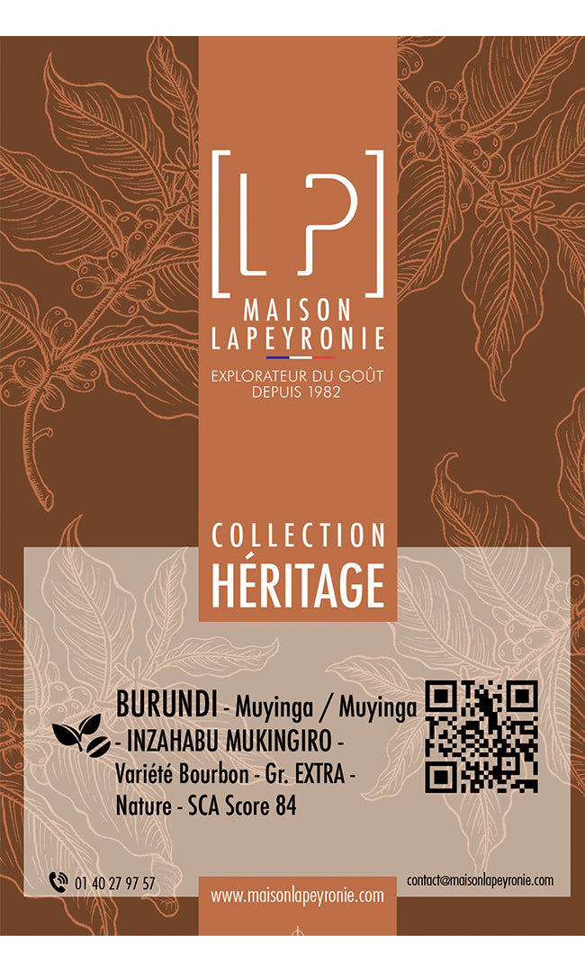 BURUNDI, Inzahabu Mukingiro - Grand Cru