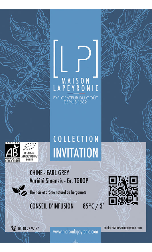 EARL GREY - TGBOP - Thé noir Bergamote - Assemblage BIO