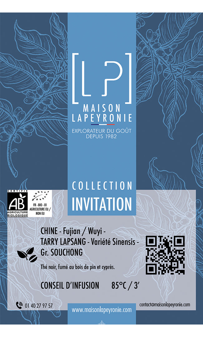 TARRY LAPSANG SOUCHONG - TGBOP - Thé Fumé - Assemblage BIO