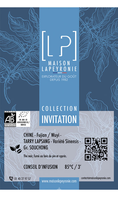 TARRY LAPSANG SOUCHONG - TGBOP - Thé Fumé - Assemblage BIO