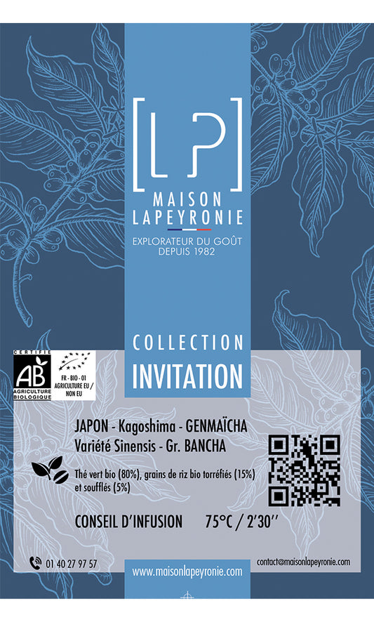 JAPON - Genmaïcha - Bancha - Thé vert riz soufflé - Assemblage BIO
