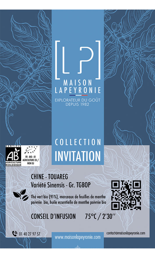 TOUAREG - TGBOP - Thé vert menthe - Assemblage BIO